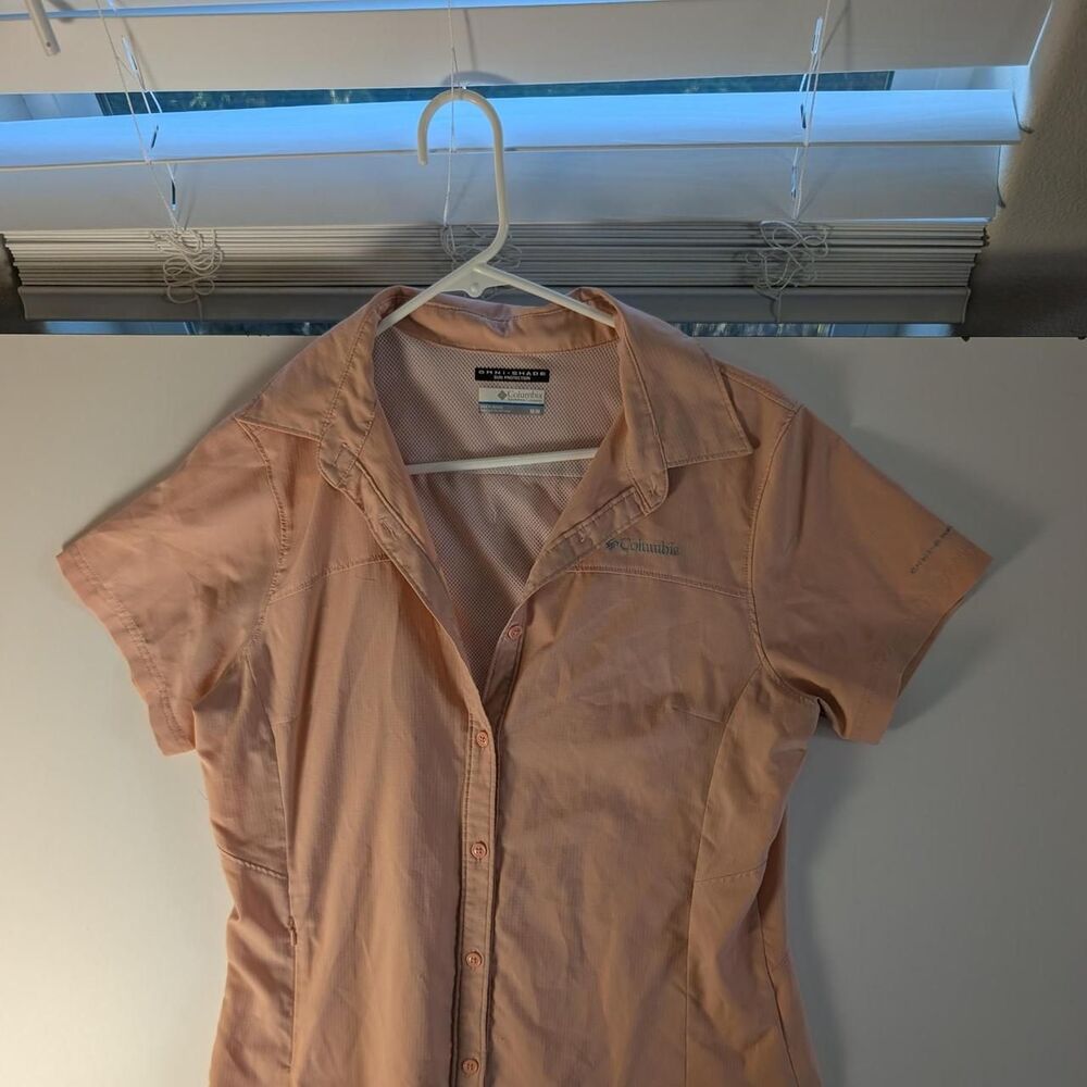 Columbia-sportswear Women's Pink and Orange Shirt